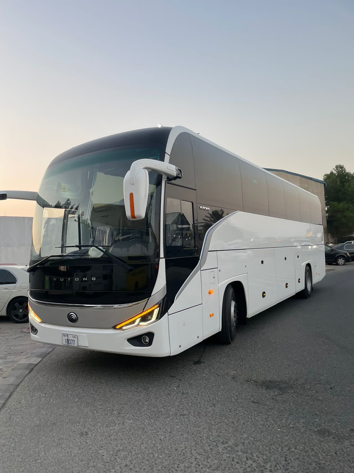 Image of a 50 seater bus available for hire in Sharjah