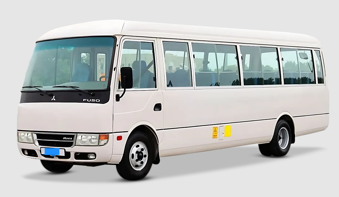 Mitsubishi ROSA bus services in Umm Al Quwain